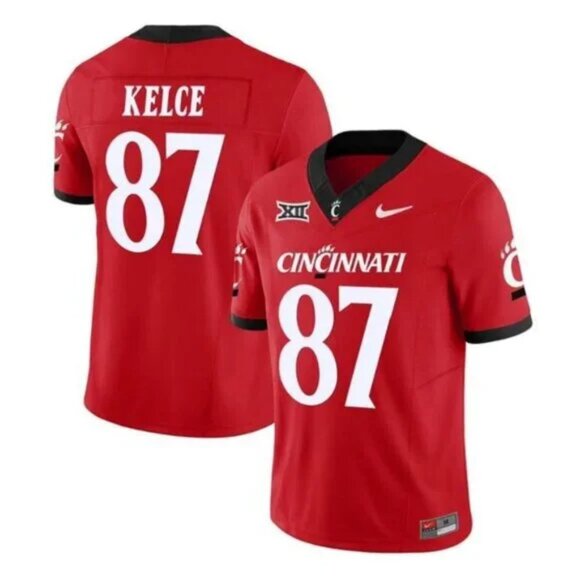 Mens Youths Kids Womens Travis Kelce Red Stitched Vapor Jersey - Picture 1 of 1